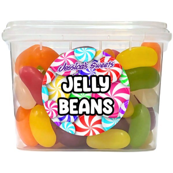 Jessica's Sweets Tubs Jelly Beans 170g - Jessica's Sweets