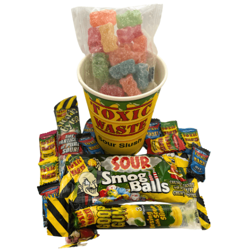 Toxic Waste Sour Candy Gift Cup - Jessica's Sweets