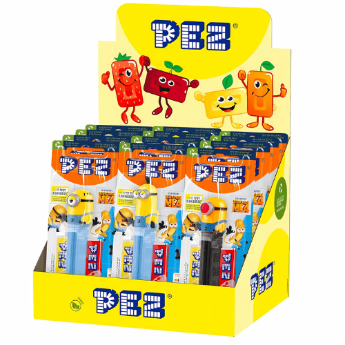 PEZ Despicable Me 4 Box 17g x 12 - Jessica's Sweets