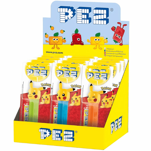 PEZ Pikachu 17g x 12 - Jessica's Sweets