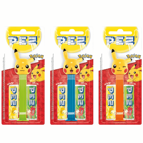 PEZ Pikachu 17g x 12 - Jessica's Sweets