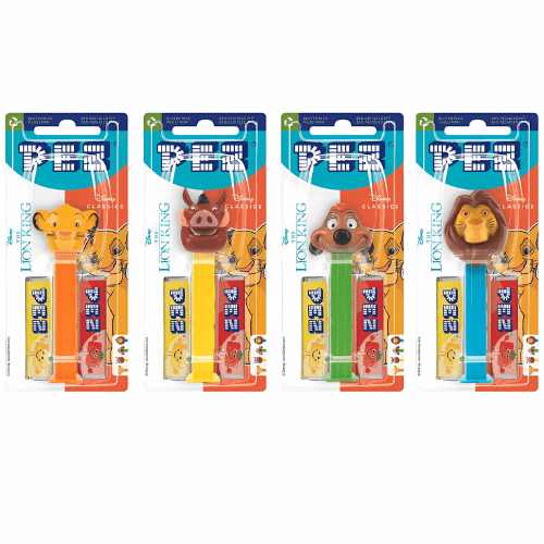 PEZ Lion King 17g x 12 - Jessica's Sweets