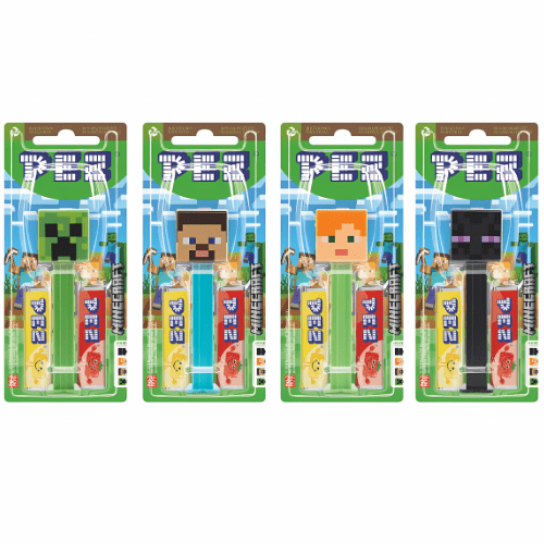 PEZ Minecraft 17g x 12 - Jessica's Sweets