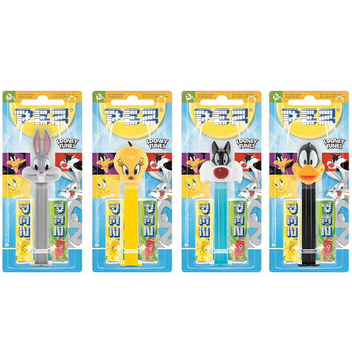 PEZ Looney Tunes Box 17g x 12 - Jessica's Sweets