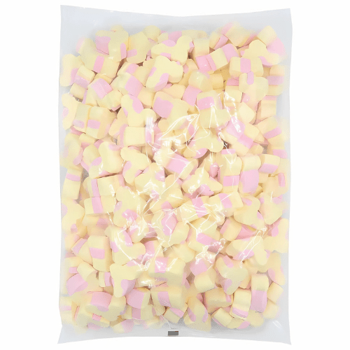 Yellow & Pink Chick Mallows 1kg