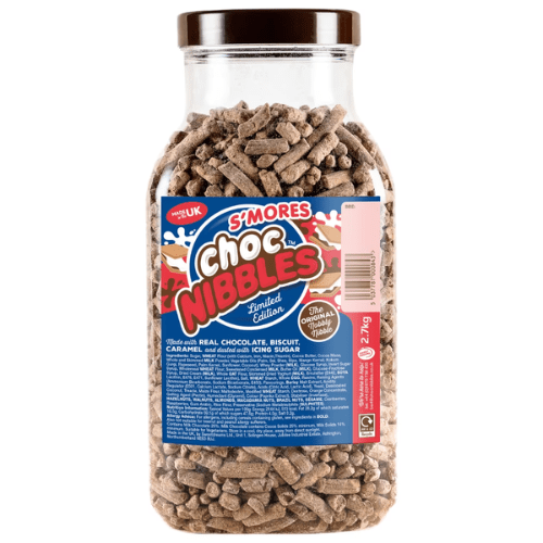 Sweet Dreams Limited Edition S’mores Choc Nibbles Jar 2.7kg - Jessica's Sweets