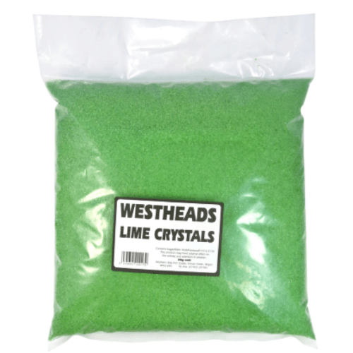 Westheads Green Lime Candy Crystals 3kg - Jessica's Sweets