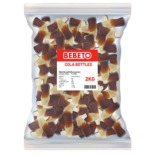 Bebeto Cola Bottles 2kg - Jessica's Sweets