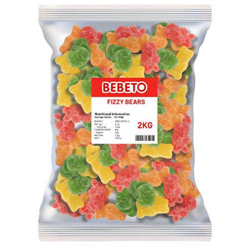 Bebeto Fizzy Bears 2kg - Jessica's Sweets