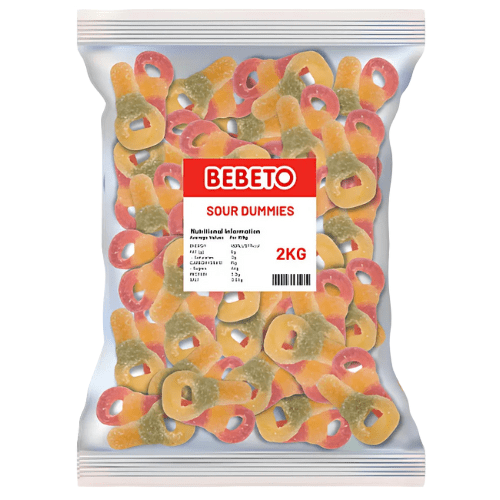 Bebeto Fizzy Dummies 2kg - Jessica's Sweets