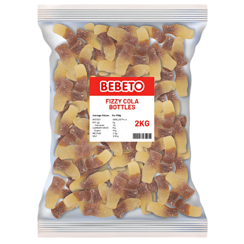 Bebeto Fizzy Cola Bottles 2kg - Jessica's Sweets
