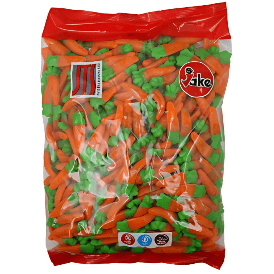 Jake Jelly Carrots 3kg - Jessica's Sweets
