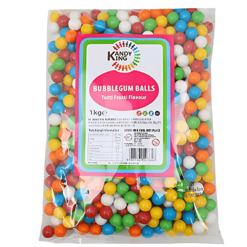 Zed Bubblegum Balls 1kg - Jessica's Sweets