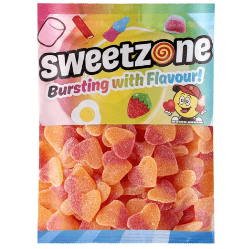 Sweetzone Fizzy Peach Hearts 1kg
