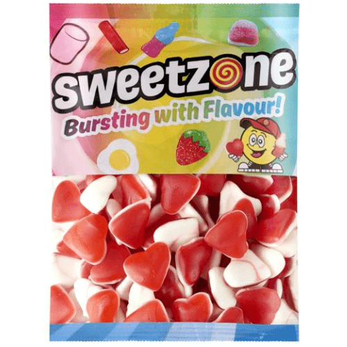 Sweetzone Strawberry & Cream Hearts 1kg