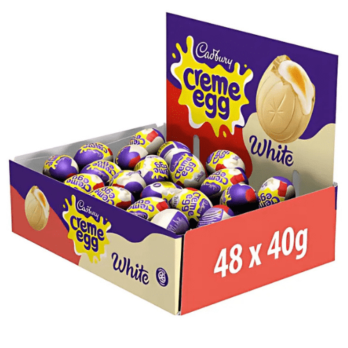 Cadburys White Chocolate Creme Egg 48 x 40G