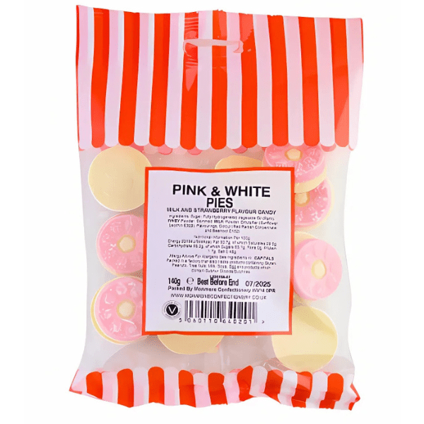 Pink & White Chocolate Pies 140g