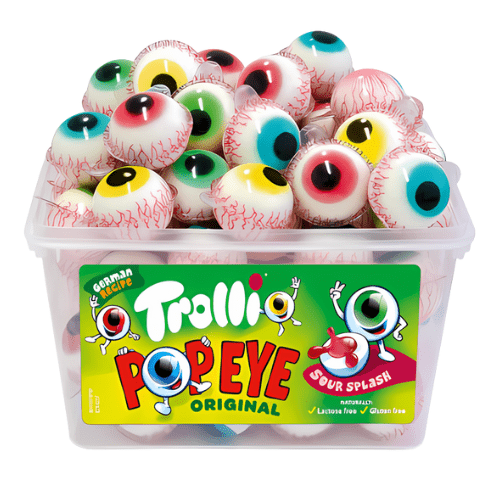 Trolli Pop Eye Liquid Filled Gummies x 10 Individudal Candies
