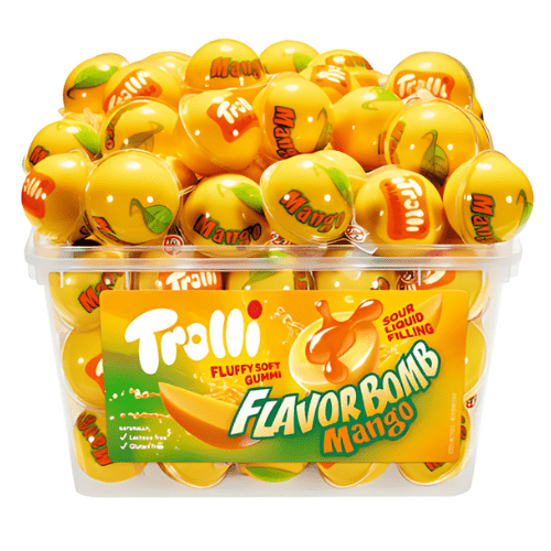 Trolli Mango Flavourbomb 3D Candy x 10 Indiviudal Candies