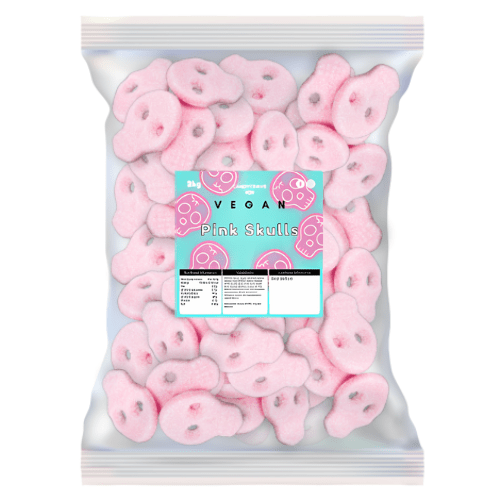 Candy Crave Fizzy Vegan Pink Skulls 2kg