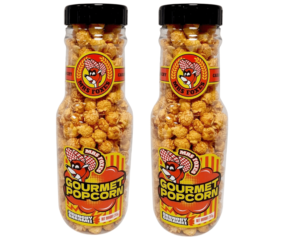 2x Crunchy Caramel Popcorn bottle - 260g