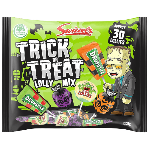 Swizzels Halloween Trick or Treat Lolly Mix 330g