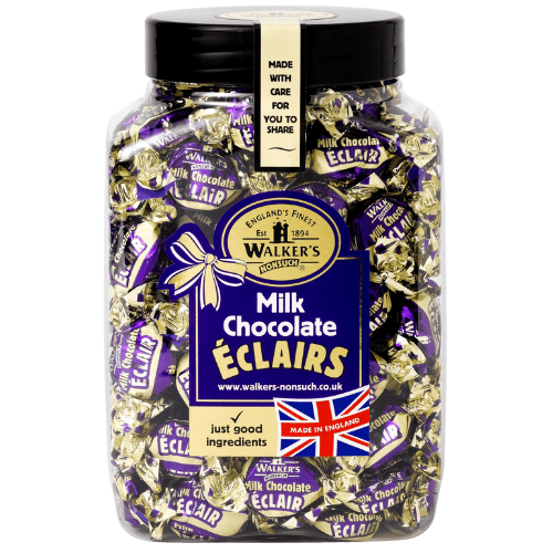 Walkers Chocolate Eclair Toffee Jar 1.25Kg