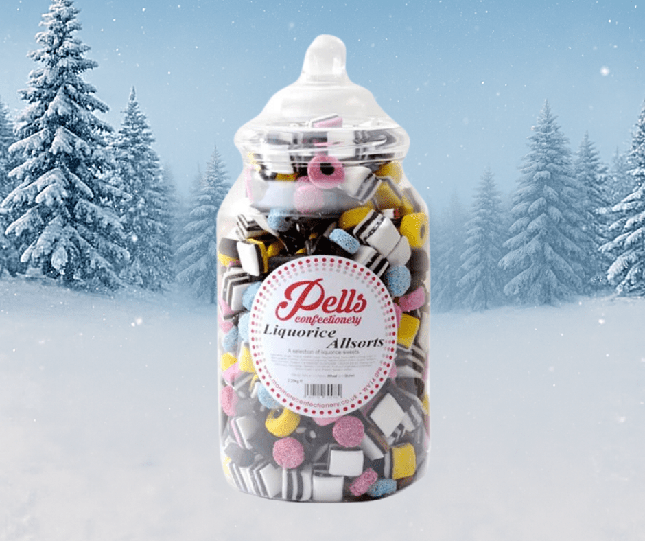Pells Liquorice Allsorts Jar 2.25kg
