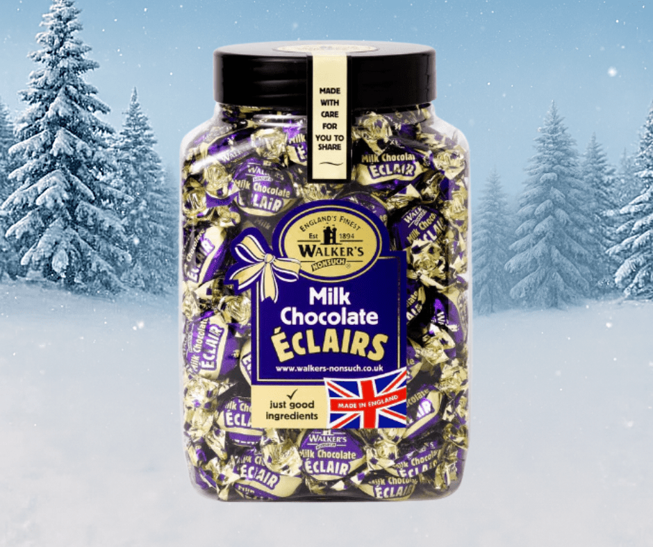 Walkers Chocolate Eclair Toffee Jar 1.25Kg