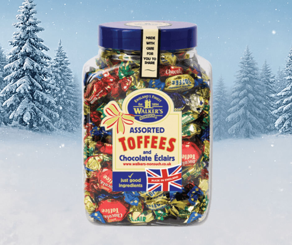 Walkers Assorted Toffee Jar 1.25kg