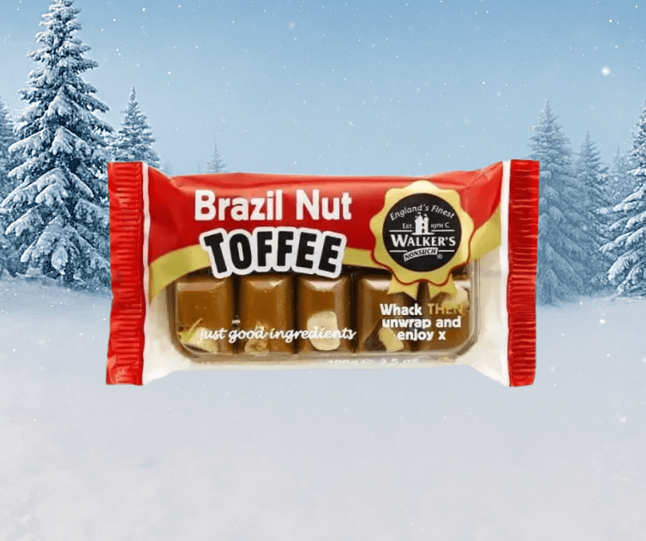 Walkers Brazil Nut Toffee Bar 100G