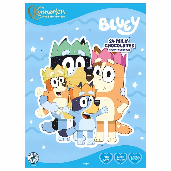 Kinnerton Bluey Advent Calendar 40g - Jessica's Sweets