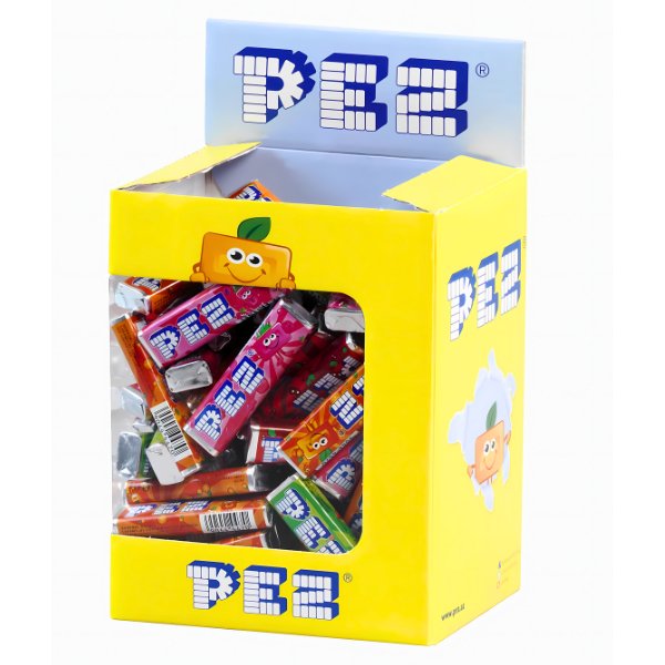 PEZ Fruit Mix Refills Box 100 Pieces - Jessica's Sweets