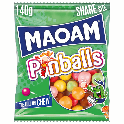 Maoam Pinballs 140G - Jessica's Sweets