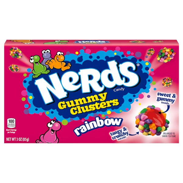 Nerds Gummy Clusters Rainbow 85g - Jessica's Sweets