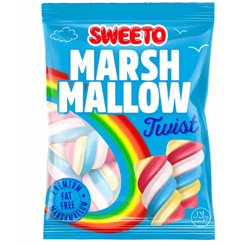 Sweeto Marshmallow Twist 140g - Jessica's Sweets