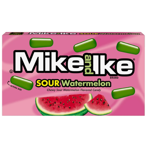 Mike & Ike Sour Watermelon 22g BEST BEFORE EXPIRED