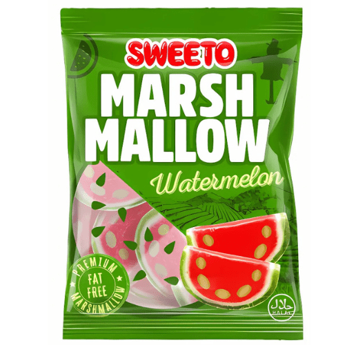 Sweeto Marshmallow Watermelon 140g - Jessica's Sweets
