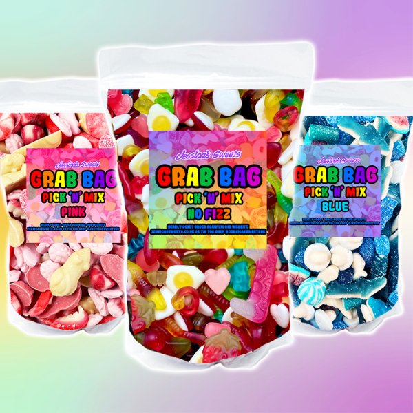 Trio Of Grab Bags 3 x 1kg Bags - Jessica's Sweets