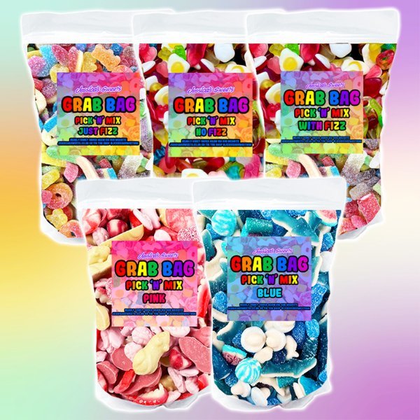 Famous 5 Grab Bags 5kg - Jessica's Sweets