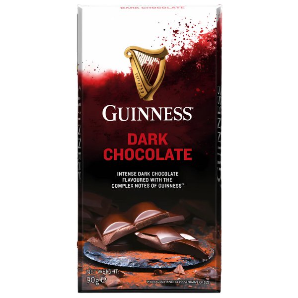 Guinness Dark Chocolate Bar 90g - Jessica's Sweets