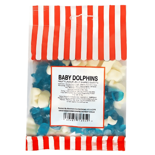 Baby Dolphins 140g - Jessica's Sweets