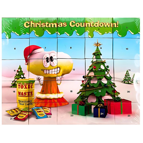 Toxic Waste Christmas Countdown Advent Calendar 77g