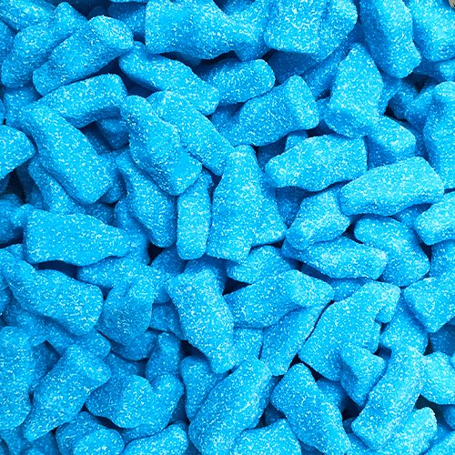 Vegan Fizzy Blue Bottles - Jessica's Sweets