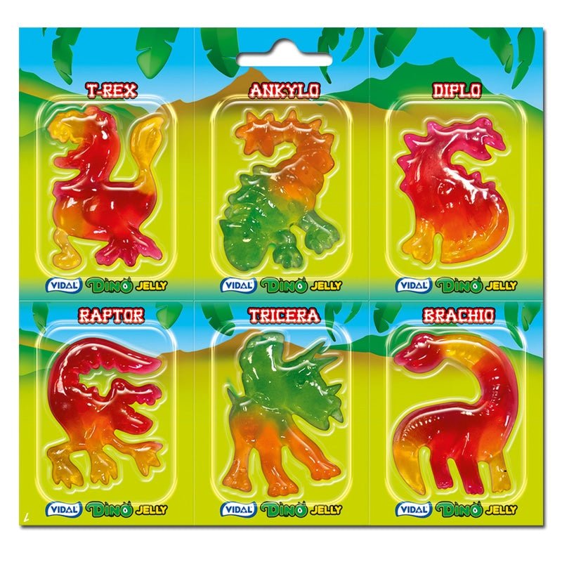 Vidal Dino Jelly 6 Pack - Jessica's Sweets