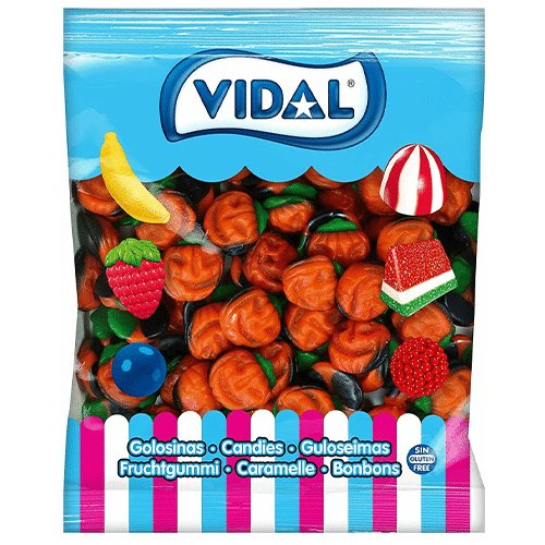 Vidal Gummy Pumpkins 1kg - Jessica's Sweets