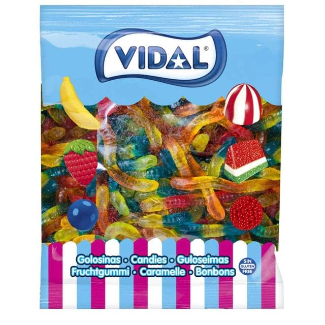 Vidal Jelly Snakes 1kg - Jessica's Sweets