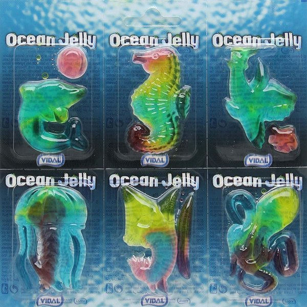 Vidal Ocean Jelly 6 Pack - Jessica's Sweets