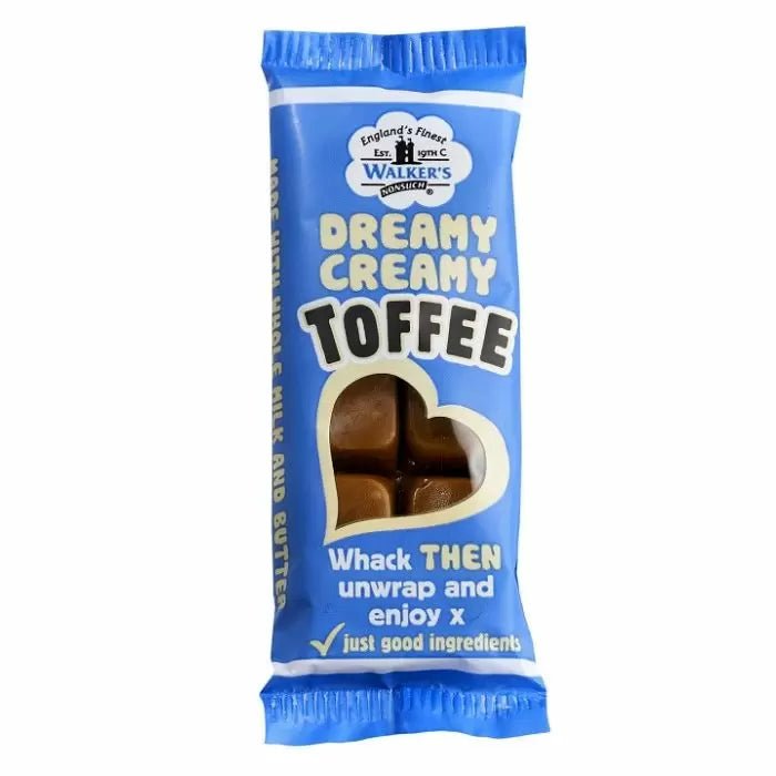 Walkers Creamy Toffee Bar 50G - Jessica's Sweets