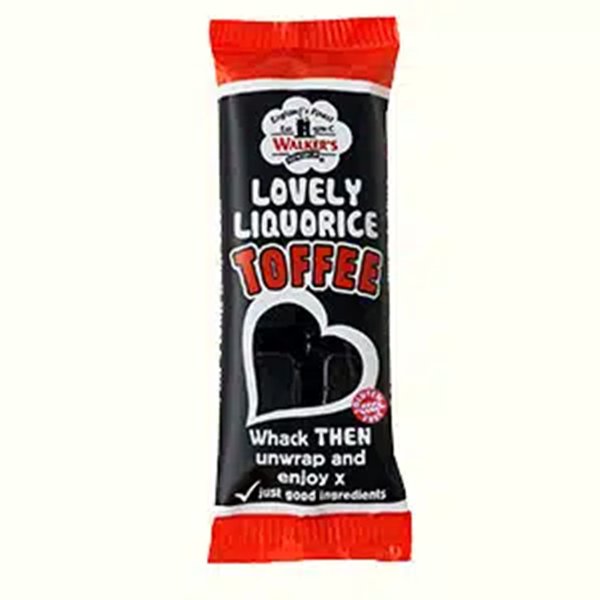 Walkers Liquorice Toffee Bar 50G - Jessica's Sweets